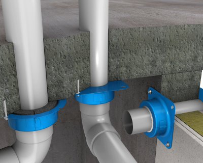 Promat Fire collars drawing